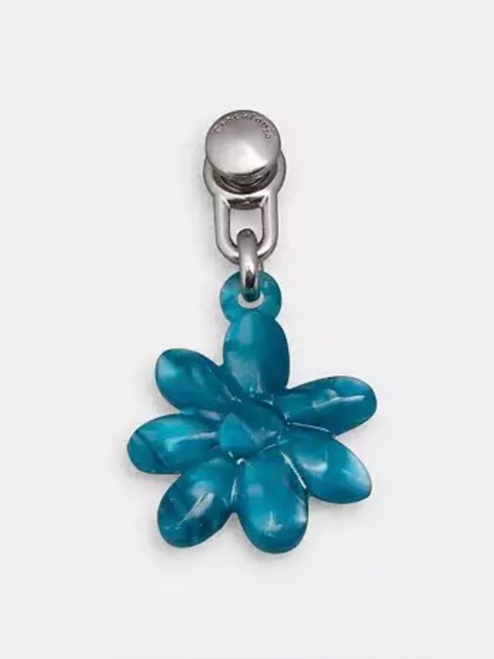 Coach Turquoise Flower Charm